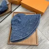 Mode Caps Brief Gedruckt Schwarz Blau Baumwolle Männer Frauen Becken Eimer Sonnenblende Top Qualität Herbst Frühling Klassische Hüte