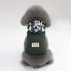 Honden kleding hond kleding huisdier herfst winter camouflage hoed katoen gewatteerd