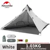 Naturehike Spire Sbire Camping Tent 1 شخص في الهواء الطلق فائق الدقة 20D نايلون نايلون طبقة مزدوجة NH17T030-L