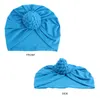 Fashion Braids Knot Turban Hats Hijabs Solid Color Soft Muslim Cap Headscarf Headwraps For Women bandana mask Hair Accessories