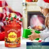 Mini Christmas Elf Caps Design Lollipop Mössor Dekor Cute Nonwoven Candy Packing Mössor Julklappar till Home Shop Store