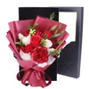 Regalo di San Valentino fatto a mano 14 fiori decorativi di sapone Bouquet decorazione di nozze Confezione regalo Natale Compleanno per fidanzata moglie