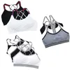 Gym Kleding Tops Running Top voor Womens Schokbestendige Push Up Fitness Sport Bra Yoga Strappy Pated Athletic Vest Ondergoed