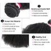 Brezilya Afro Kinky Kıvırcık İnsan Saç İşlenmemiş Bakire Afro Kinky Kıvırcık 3 Bundles 9a Malezya Perulu Bakire İnsan Saçları Dokuma 8352629