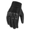 Riding Equipment Outdoor Thick Finger Sports Gloves Breathable Bicycle Black Leather Motorcycle Gloves