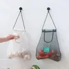 Bolsa de red para frutas y verduras, almacenamiento de pimiento, cebolla, ajo, mantiene fresco, ahorra espacio, accesorios de cocina colgantes diversos