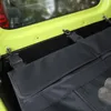 Filet de sac de rangement de couverture de rideau de coffre arrière de voiture noire pour Suzuki Jimny JB74 19 + ailes cinq étoiles