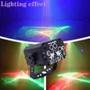 Laser Disco Lighting Light Party DJ With Remote Control Stage Lights Portable Sound Activated Ball Led Projector Lamp Indoor Outdoor Christmas Birthday Lamps