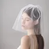 short birdcage bridal veils