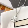 Pendant Necklaces Designer Luxury Brand Double g Necklace Ghost Enamel Elf Clavicle Lover Gift Chains Zsvl Q59A