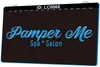 LC0068 Pamper Me Spa Salon Light Sign Gravure 3D