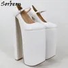 Sorbern fétiche extrême haut talon femmes pompe chaussures habillées pour glisser reine crosscommode chaussure personnalisée