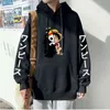 Hot Comics Um pedaço Hoodies Homens Mulheres Moda Anime Luffy Pulôver Oversized Hoodie Suor Hip Hop Boys Mens Mens Vestuário Sudadartas Y211122