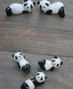 Bacchette di Panda in ceramica Supporto per stand Cucchiaio di porcellana Forchetta Coltello Riposo Rack Tavolo da ristorante Decorazione da scrivania