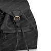 2021 ryggsäckar mini ryggsäck dam handväska axelväska cross body handväska pochette brunt läder präglade svart 45205 27,5x33x14cm 17x20x10,5cm #MOB-01
