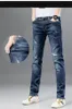 Mais recente Listin Luxurys Designer Mens Jeans 21s Verão Design Fino Denim Carta Calças de Algodão Moda Slim-perna rasgada Top Quality Calças Tamanho W28-W38