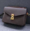 Lyx Designers väskor Crossbodys Handväska Damer Messenger Väskor Läder METIS Elegant Shoulder Crossbody Bag Shopping Tote