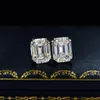 Stud Classic 925 Srebrny srebrny 810 mm Aspen Cut Stworzenie Moissanite Diamond Kolczyki Uszy dla kobiet Wedding Fine Jewelry1532833