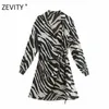 women vintage animal texture print sashes mini dress female batwing sleeve kimono vestido chic casual slim dresses DS4266 210420