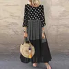 Women's Bohemian Ruffle Sundr2021 Zanzea Summer SleeveFloral Impresso Maxi Long Drcasual Solta Tanques de Partido Vestido X0529