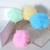 100pcs 멀티 컬러 8G / 15g / 20g / 30g 목욕 브러쉬 샤워 스폰지 Pouf Loofahs 나일론 메쉬 브러쉬 스크러버 볼 메쉬 욕조 및 쇼룸 스폰지