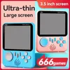 666 Ultra Thin Retro Handheld Game Console Mini Nostalgic Host 3 5 Inch HD Color LCD SCREE Proteable Video Game Players Support CO260T
