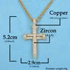 Wisiank kształtu paznokci dla kobiet mężczyzn Material Materiał miedziany sześcien Cubic Kolor Hip Hop Rock Street Jewelry Bling Charm Wisant8612554