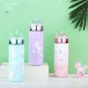 Właściciel 400ml Mini Thermos Kubek Kubek Kubek Flask Pływak ze stali nierdzewnej Napój Wody Butelka Termos Cup i Kubek Garrafa Termica 211109