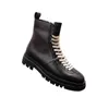 Fall Winter Luxury Mens Casual Boots Round Toe Platform Male Mid Calf Motorcycle Botas British Leisure Shoes Size 38-44