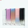 10-50pcs 5ml 빈 Lipgloss 튜브 스퀘어 여러 가지 빛깔의 그라디언트 립 비난 립 글레이즈 튜브 화장품 포장 광택 튜브 Contaregood qty