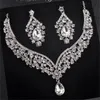 Coiffes de luxe cristal goutte d'eau baroque couronne strass mariée diamant mariée reine diadème pour les femmes accessoires de cheveux de mariage