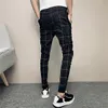 New Pants Men Slim Fit British Plaid Mens Pants Fashion High Quality 2021 Summer Casual Young Man Hip Hop Trousers Male X0615