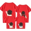 Dorywczo Rodzina Wygląd Dopasowywanie Stroje Koszulka Ubrania Matka Ojciec Syn Córka Dzieci Baby Lato Drukowanie 210429