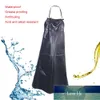 Waterdichte Unisex Heavy Duty Schort voor Slagers Keuken Schort Vrouwen Mannen Volwassenen Koken PVC Heren Schorten Chef-kok (zwart / wit) Fabriek Prijs Expert Design Quality Nieuwste