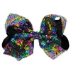 Bow Knot Glitter Paillette Hair Clip Barrettes Baby Children Bobby Pin Hairpin Hairs Dress Fashion Jewelry