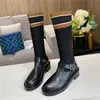 2021 Top Qualität Frauen Stiefel Socken Heels S Designer Gedruckt Keil Dame Stylist Schuhe Mode Martin Boot mit Original Box Staubbeutel