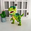 Balody 16089 Jurassic Dinosaurier Velociraptor Tier Monster Modell DIY Mini Diamant Blöcke Ziegel Gebäude Spielzeug für Kinder keine Box Y1130