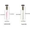 10ml transparente pulverizador de vidro frasco de perfume recarregável mini perfumes atomizador portátil viagem vazio quadrado quadrado-garrafa wly bh5277