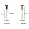 10ml verre transparent vaporisateur parfum bouteille rechargeable mini parfums atomiseur portable voyage vide carré parfum-bouteille WLY BH5277