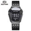 Regarder Man Sport Digital Male Scred Affichage LED Electronic Wrist Shatch Men Horloge en acier inoxydable Morloge de bracelet9555627