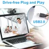 Webcamera met ingebouwde microfoon USB Autofocus PC Webcam Privacy 1080P FHD Cover Kantoor Zorgzame computerbenodigdheden