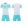 Blanko-Fußballtrikot, Uniform, personalisierte Team-Shirts mit Shorts, aufgedrucktem Design, Name und Nummer 12638