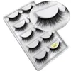 Mink lash Pestañas false eyelash fake lash 3-D thick lashes neutral 5 pairs a set packaging G807 are mixing styles each style has different length for options