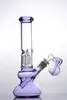 New Premium 10inch Glass Bong Water Hookah Smoking Pipe 18mm female joint Tree Percolator with Ash Catcher Dab Rig large stock