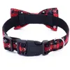 Dogs accessories Christmas Dog Collar snowflake bow pet collars9452057