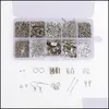 Clasps Hooks & Components Jewelryalloy Aessories Findings Set Tools Copper Open Jump Rings Earring Hook Jewelry Making Supplies Kits 769656551