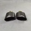 1 Piece Car Styling End taipipe Glossy Black REMUS Exhaust Pipe Universal Stainless Steel Carbon Fiber Oval Muffler Tip