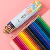 Painting Pens Children's cartoon 12, 18, 24, 36, 48 color oily colors lead barrels for primary school pupils paint colored pencils