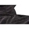 Sommar fransk torg krage klänning kvinnlig smal midja hepburn stil svart es backless båge retro en linje 210515
