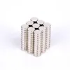2021 Nowy 100 sztuk Silne Round NDFEB Magnesy Dia 6x2mm N35 Rare Earth Neodymium Stały Craft / DIY Magnes